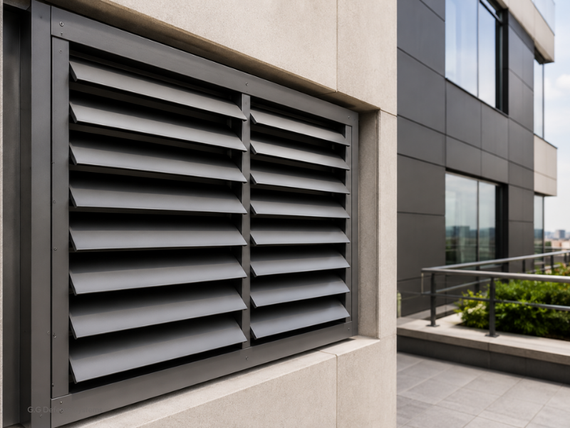 Ballistic-resistant louvers