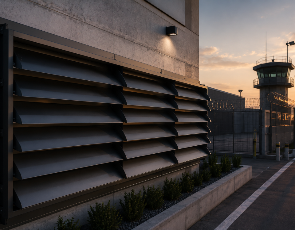 ballistic-resistant louvers