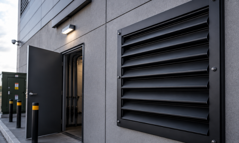 forced entry louvers