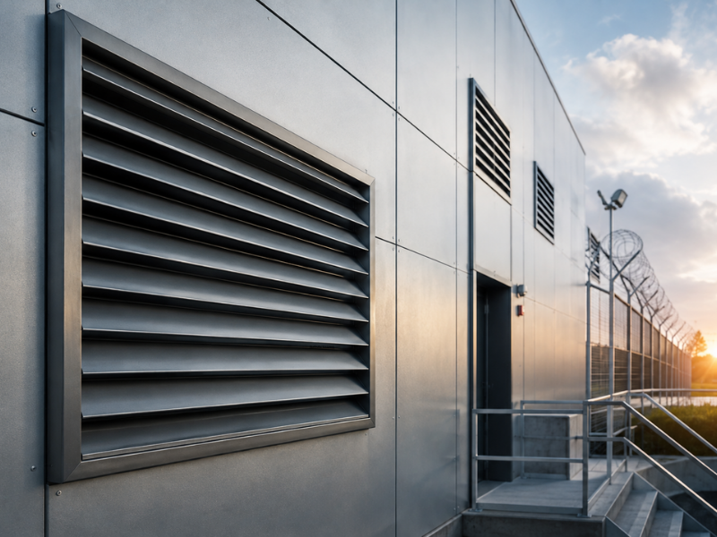 Ballistic louvers